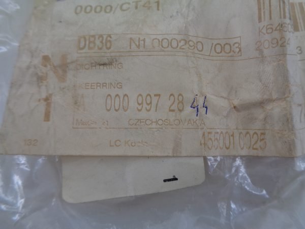 A0009972847 KEERRING CARDAN NEW OLD STOCK ORIGINEEL MERCEDES-BENZ - Afbeelding 2