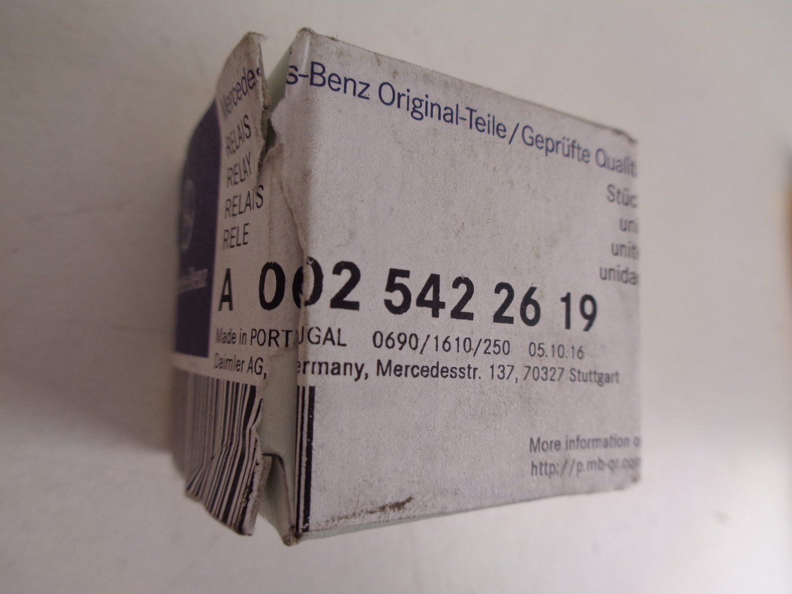 A0025422619 RELAIS NEW OLD STOCK ORIGINEEL MERCEDES-BENZ - Afbeelding 2