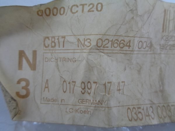 A0179971747 KEERRING NEW OLD STOCK ORIGINEEL MERCEDES-BENZ - Afbeelding 2