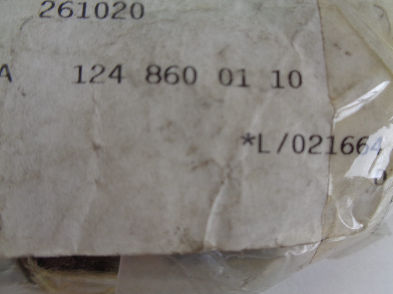 A1248600110 S124 MONTAGE SET ROLLO NEW OLD STOCK ORIGINEEL MERCEDES-BENZ - Afbeelding 2