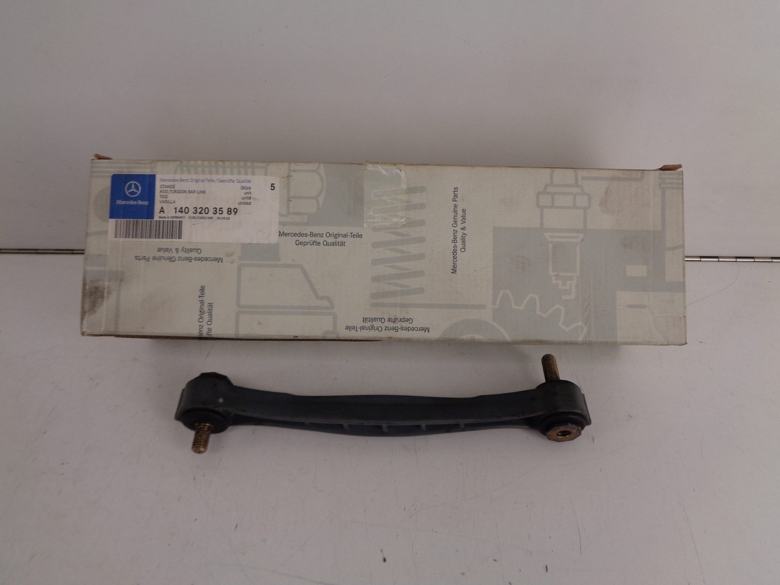 A1403203589 S-KLASSE W140 STANG STABI. ACHTER NEW OLD STOCK ORIGINEEL MERCEDES-BENZ