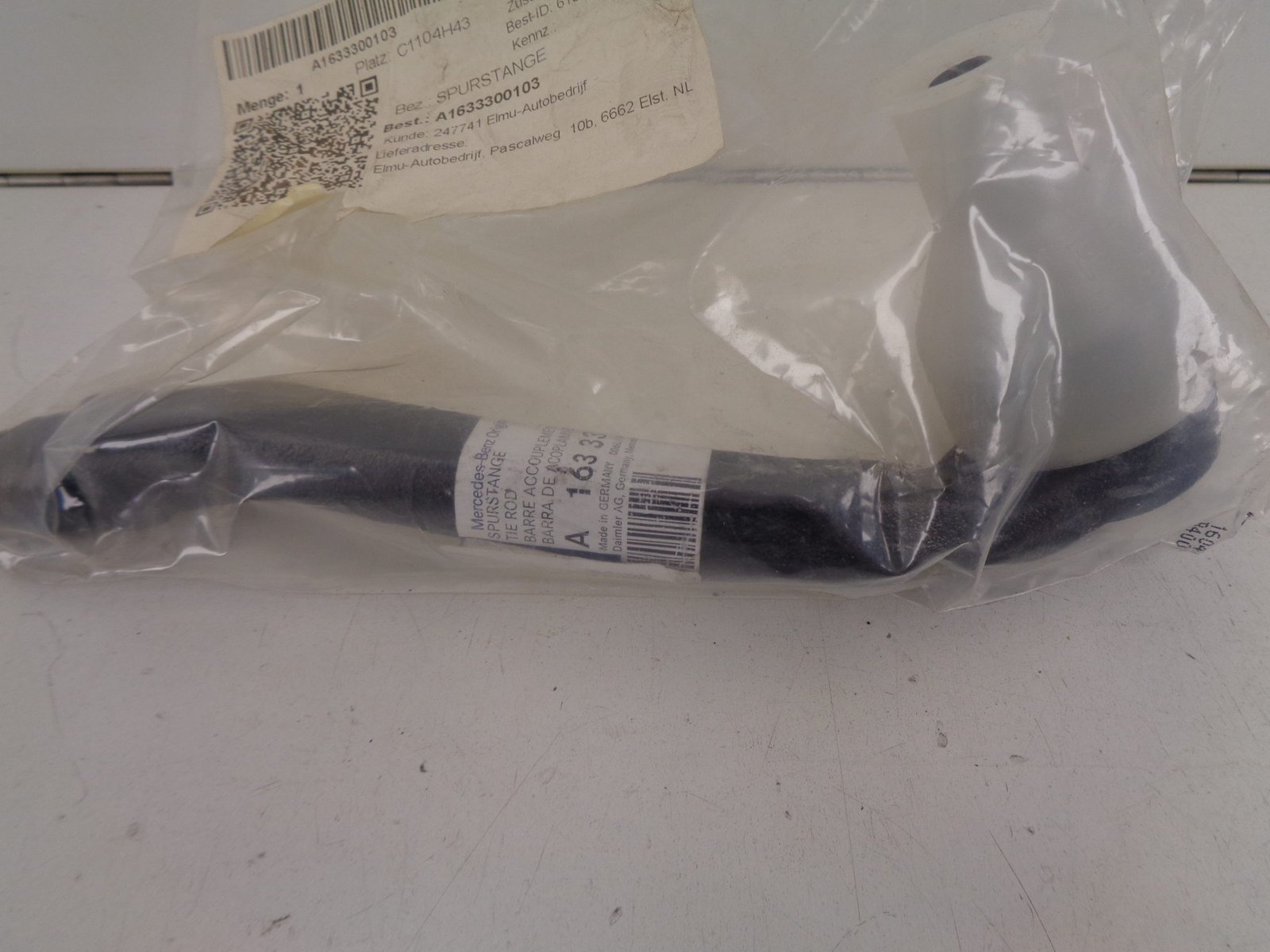 A1633300103 ML W163 STUURKOGEL LINKS NEW OLD STOCK ORIGINEEL MERCEDES-BENZ