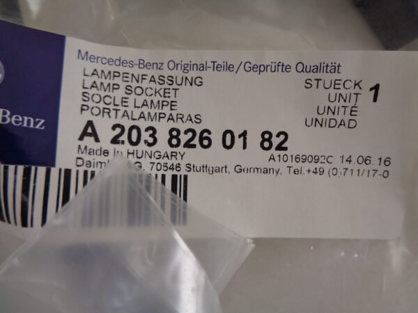 A2038260182 E-KLASSE W211 REPARATIE FITTING KNIPPERLICHT NEW OLD STOCK ORIGINEEL MERCEDES-BENZ - Afbeelding 2