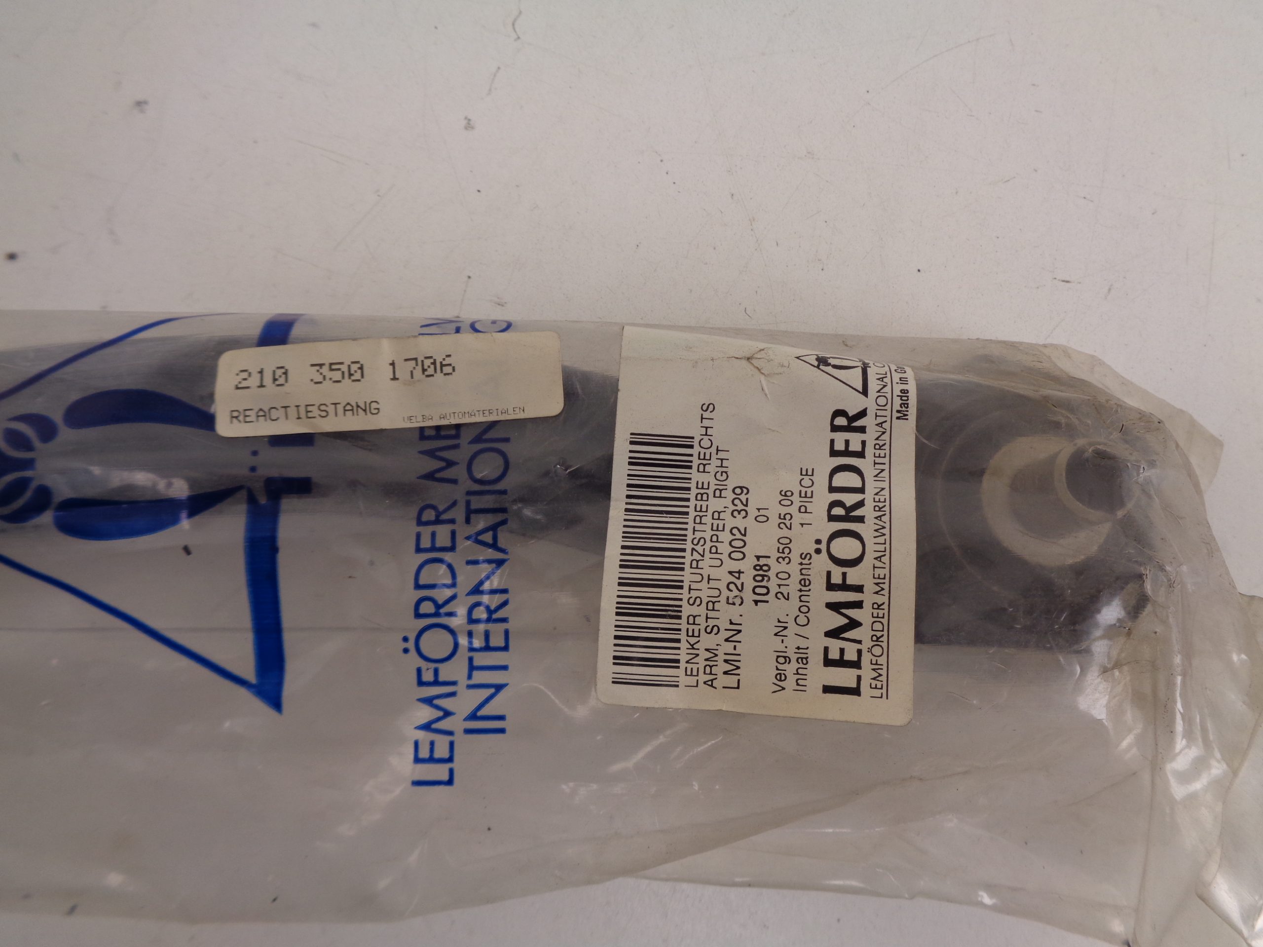 A2103503406 A2103501706 E-KLASSE W210 REACTIESTANG ACHTER RECHTS BOVEN NEW OLD STOCK LEMFORDER - Afbeelding 2