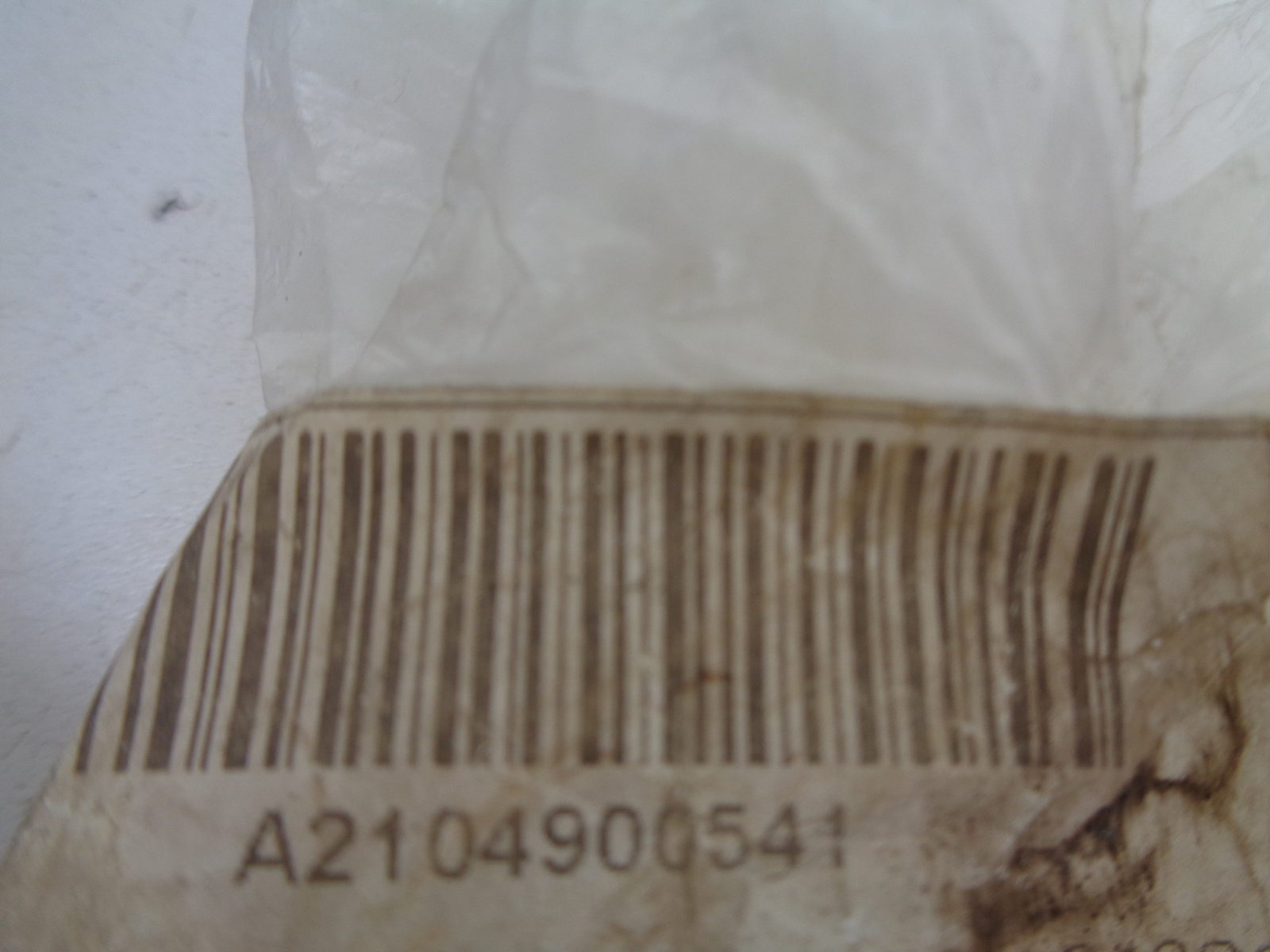 A2104900541 E-KLASSE W210 E300TD UITLAATKLEM NEW OLD STOCK ORIGINEEL MERCEDES-BENZ - Afbeelding 2