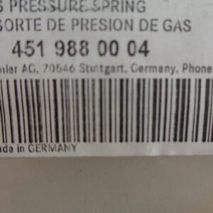 A4519880004 SMART GASVEER NEW OLD STOCK ORIGINEEL MERCEDES-BENZ