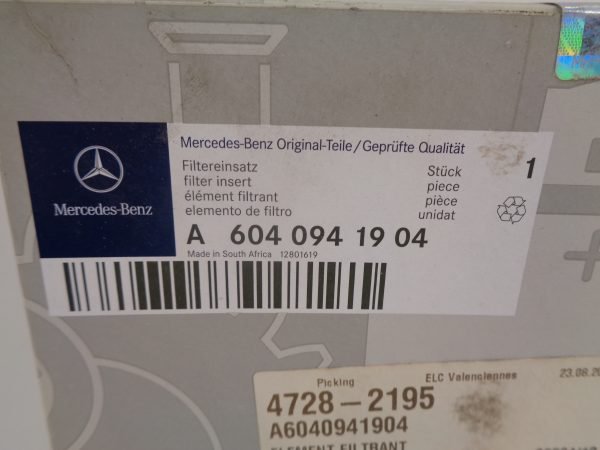 A6040941904 LUCHTFILTER NEW OLD STOCK ORIGINEEL MERCEDES-BENZ - Afbeelding 2