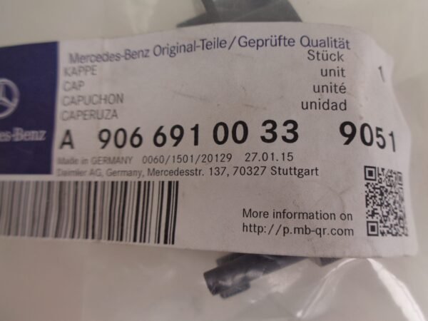 A9066910033 9051 SPRINTER W906 AFDEKKAP NEW OLD STOCK ORIGINEEL MERCEDES-BENZ - Afbeelding 2