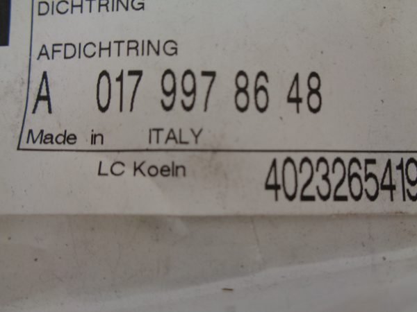 A0179978648 DICHTRING NEW OLD STOCK ORIGINEEL MERCEDES-BENZ - Afbeelding 2