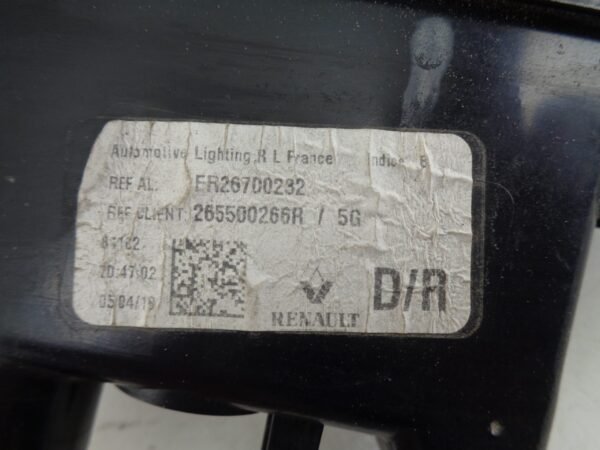 RENAULT MEGANE 4 GRANDTOUR ACHTERLICHT RECHTS 265500266R - Afbeelding 4