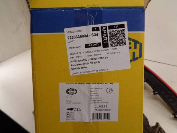 RENAULT MEGANE 4 GRANDTOUR ACHTERLICHT RECHTS 265500266R - Afbeelding 3