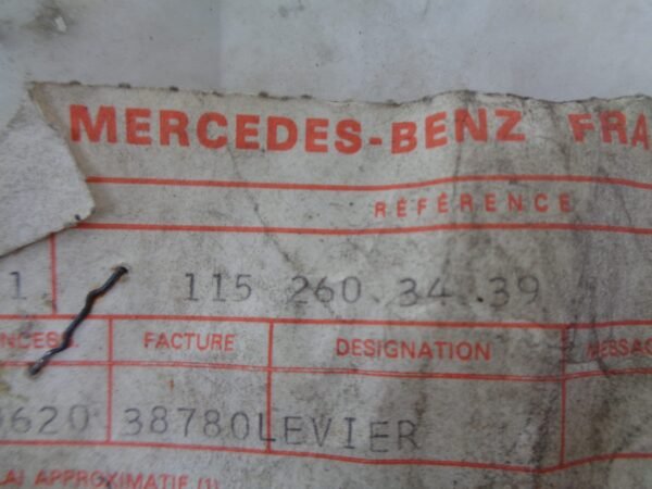 A1152603439 SCHAKELSTANG W115 NEW OLD STOCK ORIGINEEL MERCEDES-BENZ - Afbeelding 2