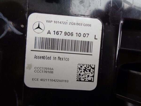 GLE-KLASSE W167 ACHTERLICHT LED LINKS A1679061007 HOEK - Afbeelding 3