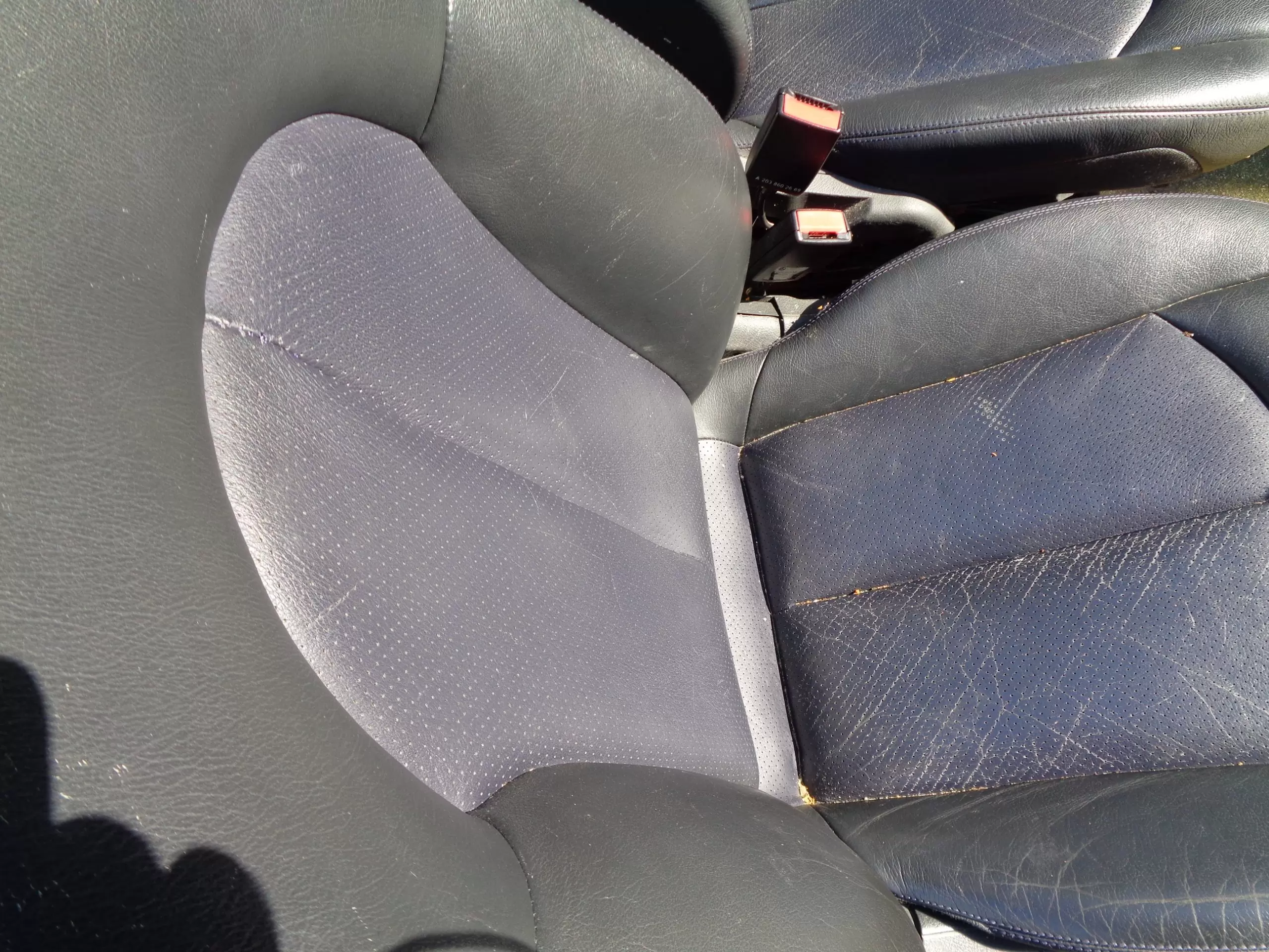 CLK-KLASSE W209 COUPE DESIGNO INTERIEUR ZWART/BLAUW A2099104347 - Afbeelding 5