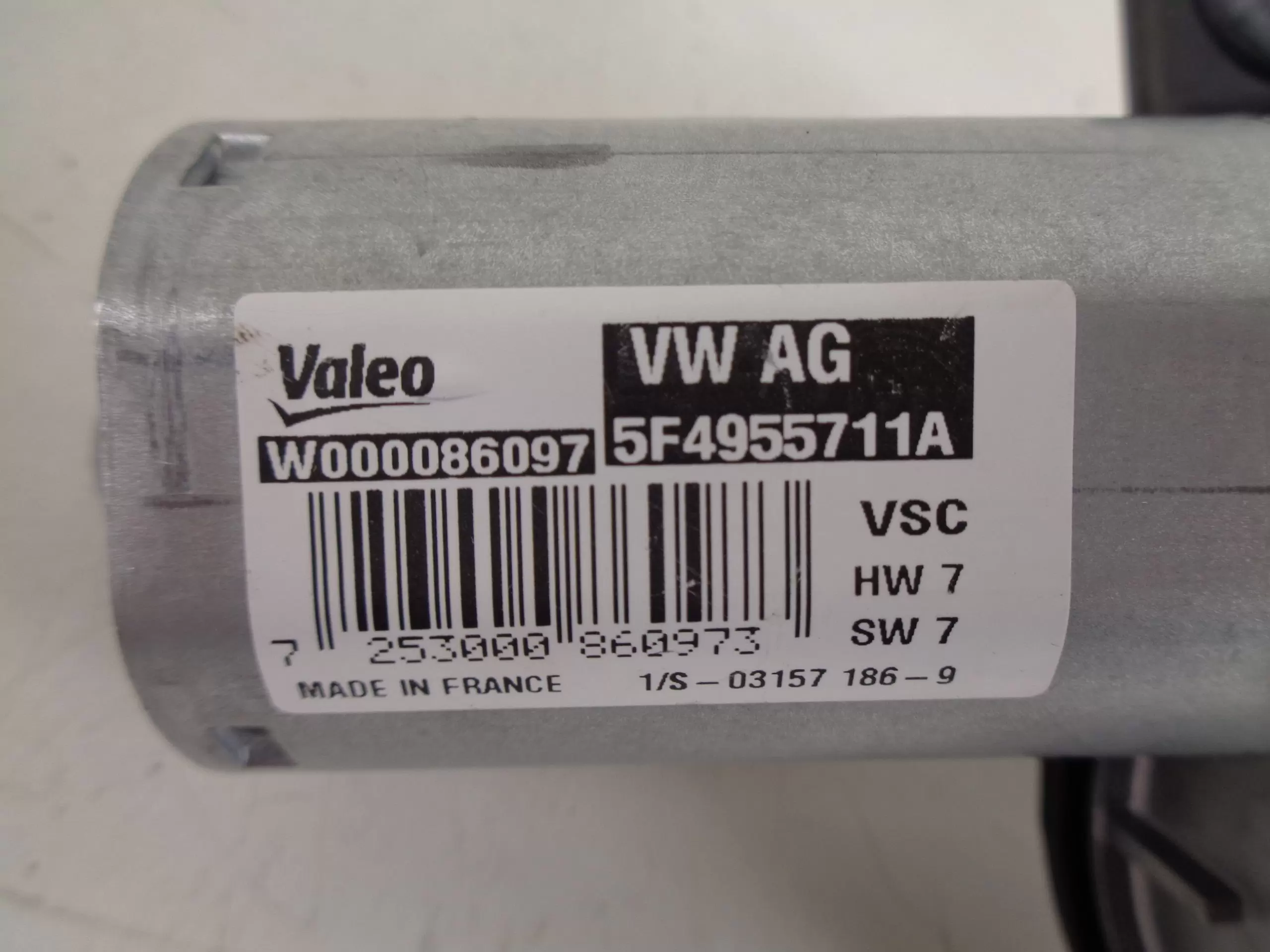 SEAT LEON 5F WISSERMOTOR ACHTER NIEUW 5F4955711A - Afbeelding 2