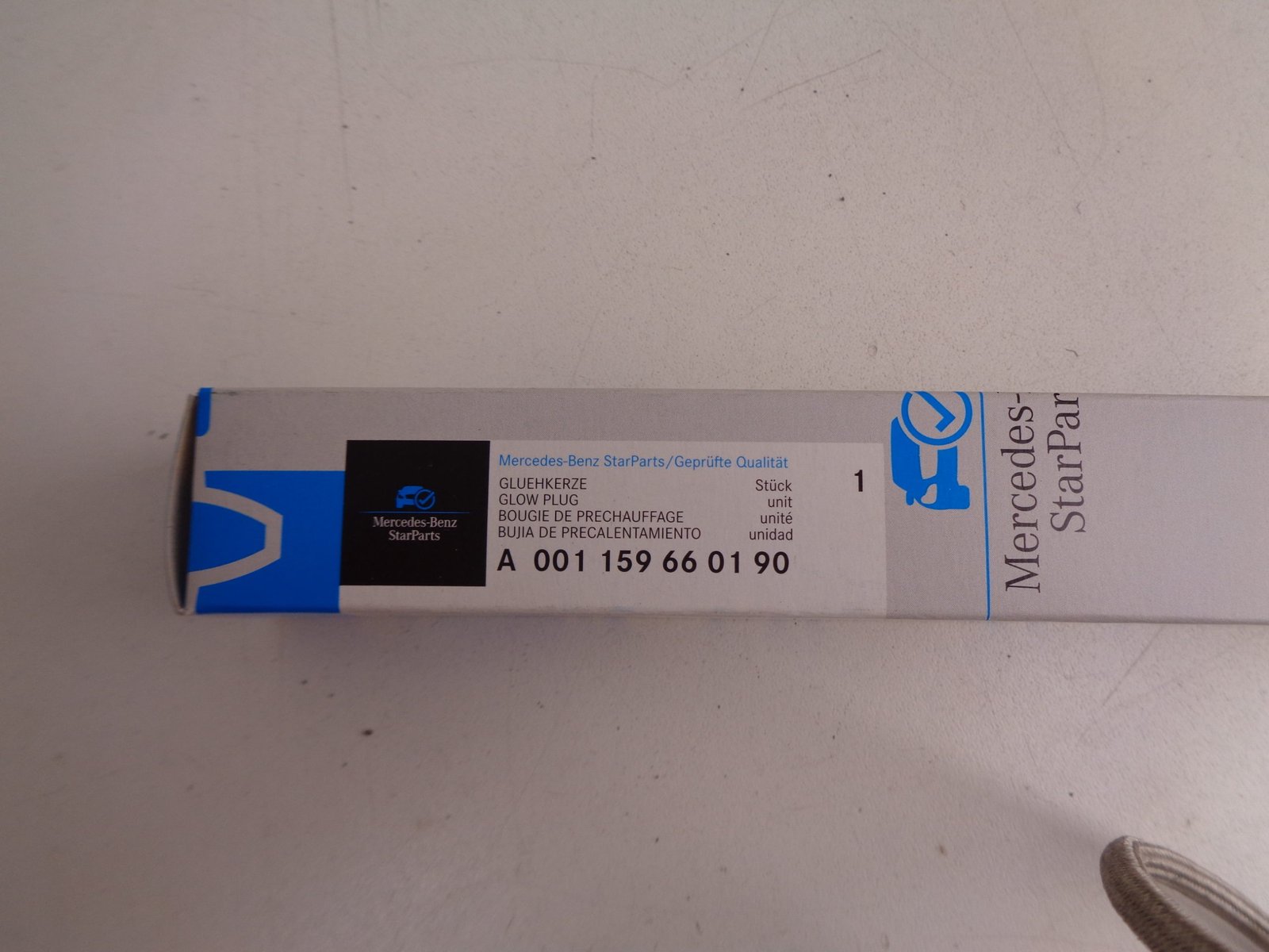 A0011596601 90 GLOEIBOUGIE OM642 NEW OLD STOCK ORIGINEEL MERCEDES-BENZ - Afbeelding 2