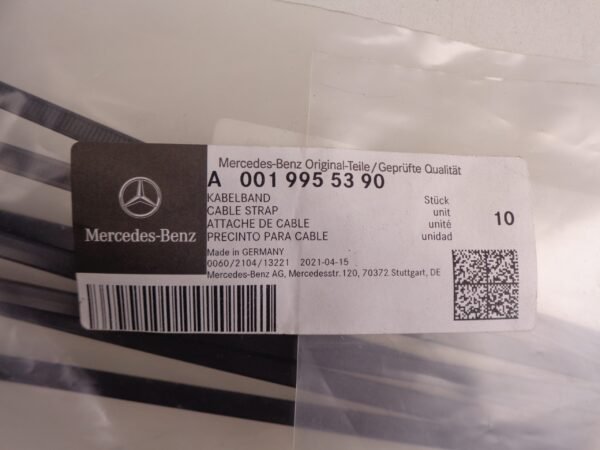 A0019955390 KLEMBAND NEW OLD STOCK ORIGINEEL MERCEDES-BENZ - Afbeelding 2