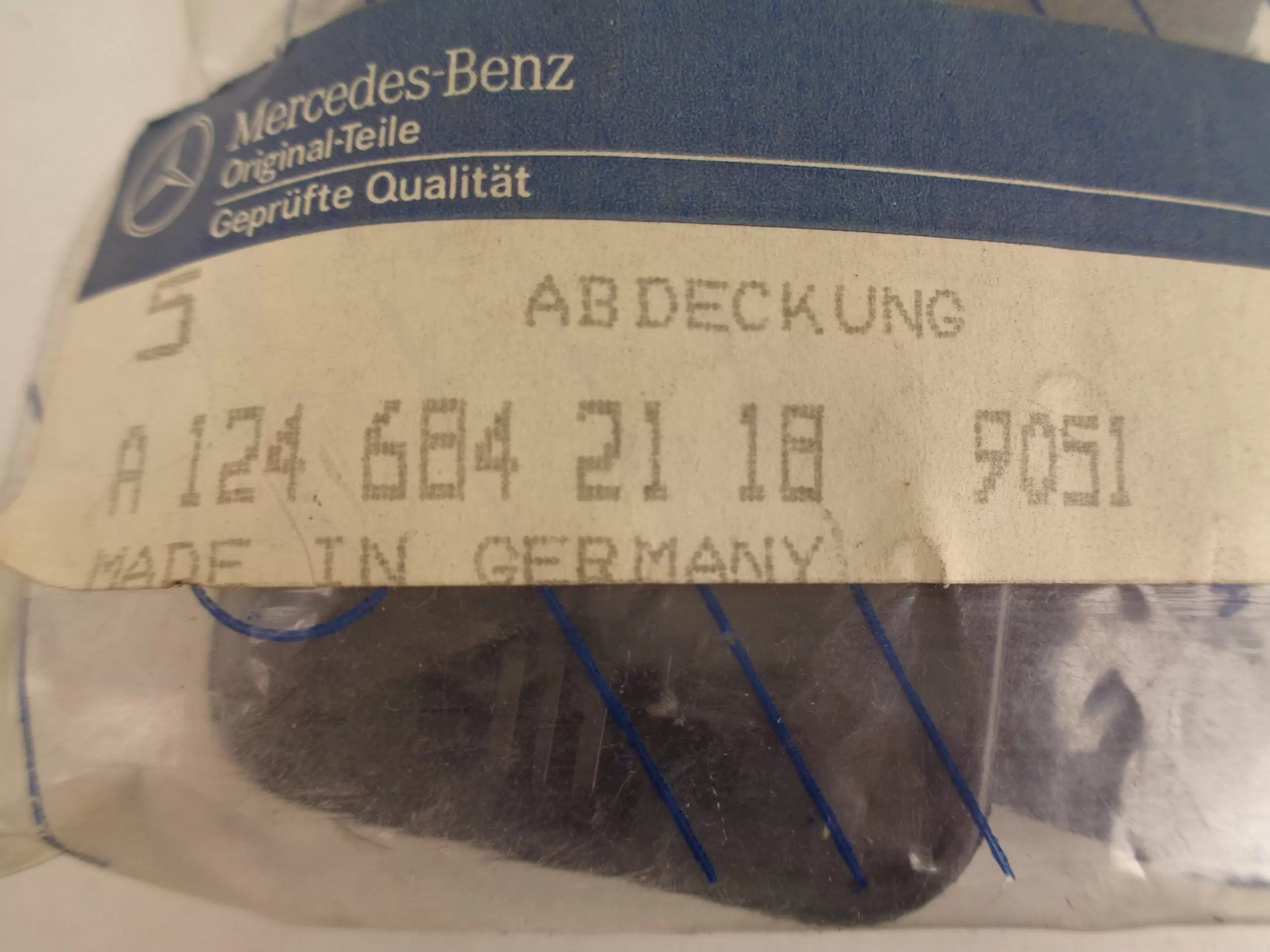 A1246842118 AFDEKKING NEW OLD STOCK ORIGINEEL MERCEDES-BENZ - Afbeelding 2