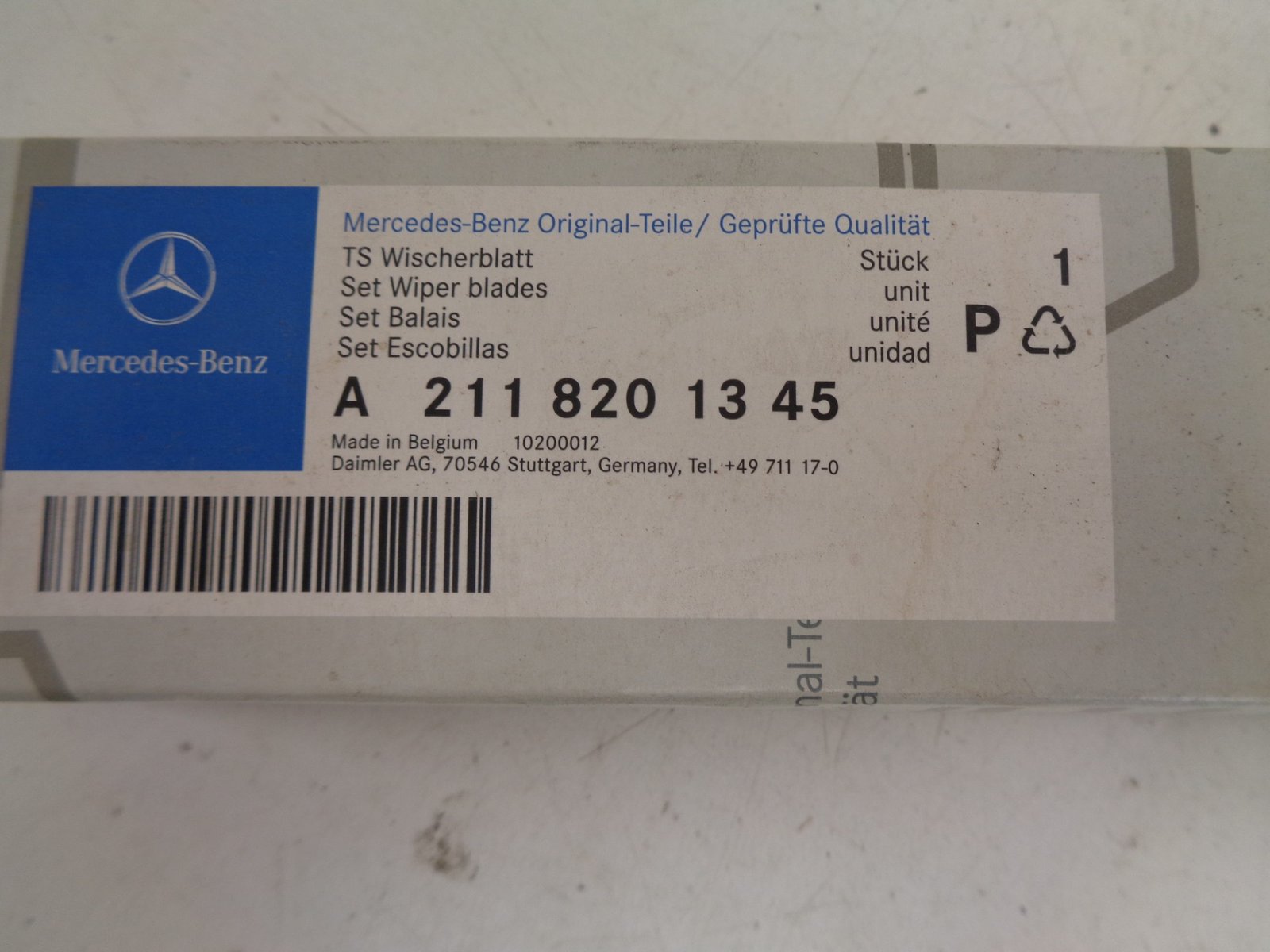 A2118201345 E-KLASSE W211 RUITENWISSERSET VOOR NEW OLD STOCK ORIGINEEL MERCEDES-BENZ - Afbeelding 2