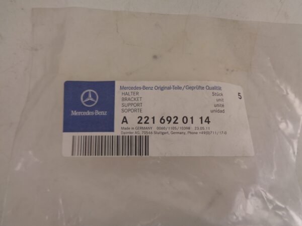 A2216920114 KLEM NEW OLD STOCK ORIGINEEL MERCEDES-BENZ - Afbeelding 2