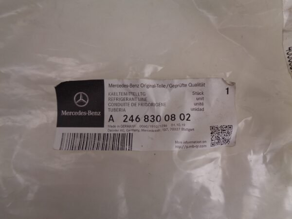 A2468300802 AIRCOLEIDING NEW OLD STOCK ORIGINEEL MERCEDES-BENZ - Afbeelding 2