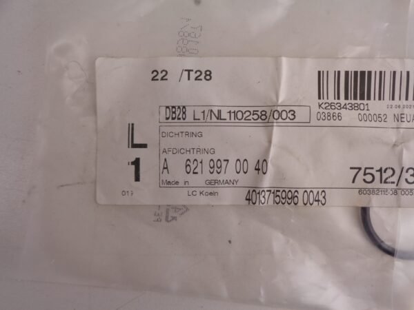 A6219970040 KEERRING NEW OLD STOCK ORIGINEEL MERCEDES-BENZ - Afbeelding 2