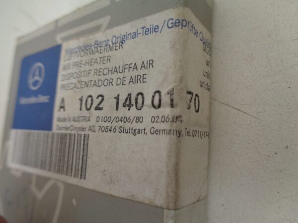 A1021400170 M102 LUCHTVERWARMER CARBURATEUR NEW OLD STOCK ORIGINEEL MERCEDES-BENZ - Afbeelding 2