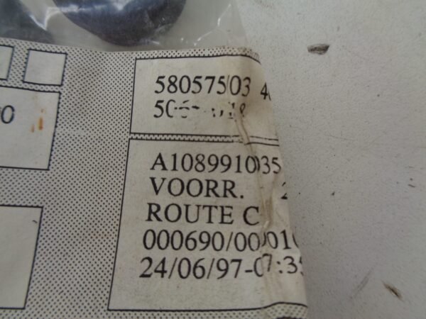 A1089910035 W108 RUBBER RING NEW OLD STOCK ORIGINEEL MERCEDES-BENZ - Afbeelding 2