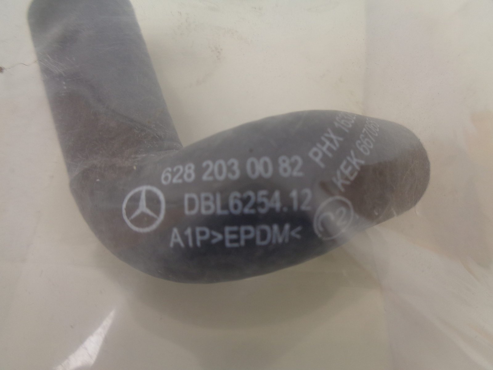 A6282030082 RUBBER SLANG NEW OLD STOCK ORIGINEEL MERCEDES-BENZ - Afbeelding 2
