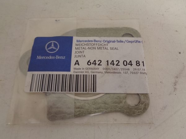 A6421420481 PAKKING TURBO OM642 NEW OLD STOCK ORIGINEEL MERCEDES-BENZ - Afbeelding 2