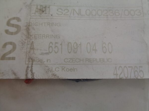 A6510910460 PAKKING DROSSELKLEP NEW OLD STOCK ORIGINEEL MERCEDES-BENZ - Afbeelding 2