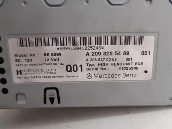 CLK-KLASSE W209 FACELIFT COMAND NAVIGATIE A2038205489 - Afbeelding 3