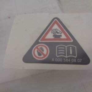 A0005840807 STIKKER NEW OLD STOCK ORIGINEEL MERCEDES-BENZ