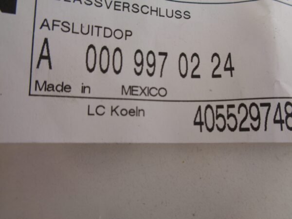 A0009970224 AFSLUITDOP RADIATEUR NEW OLD STOCK ORIGINEEL MERCEDES-BENZ - Afbeelding 2