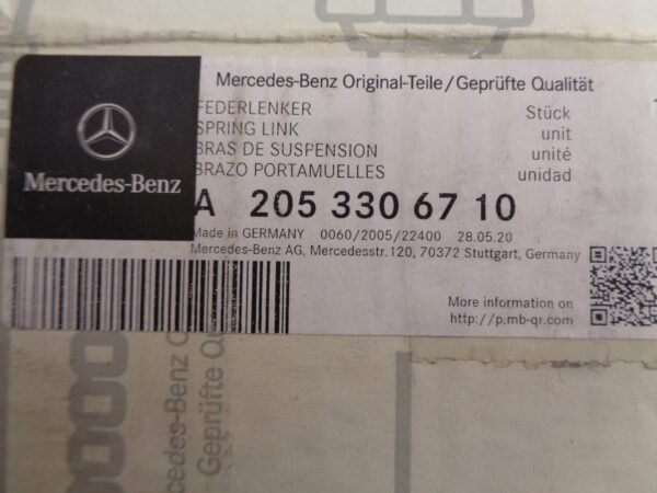 A2053305601 DRAAGARM ONDER LINKS NEW OLD STOCK ORIGINEEL MERCEDES-BENZ - Afbeelding 2