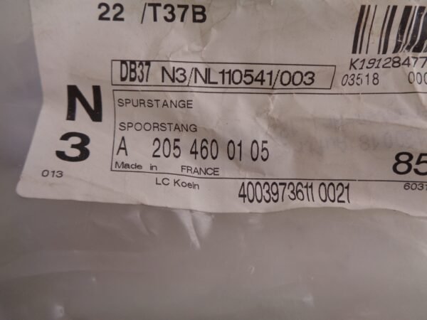 A2054600105 SPOORSTANGKOGEL RECHTS BUITEN NEW OLD STOCK ORIGINEEL MERCEDES-BENZ - Afbeelding 2