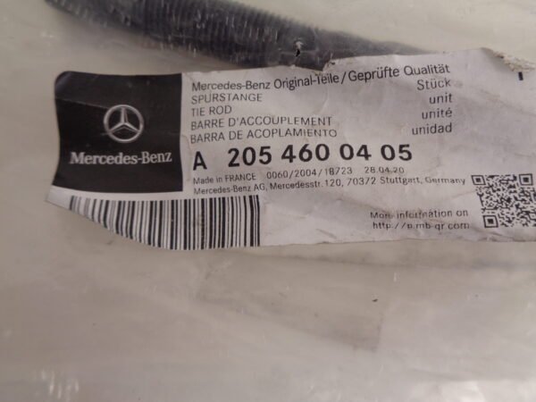 A2054600405 SPOORSTANGKOGEL BINNEN NEW OLD STOCK ORIGINEEL MERCEDES-BENZ - Afbeelding 2
