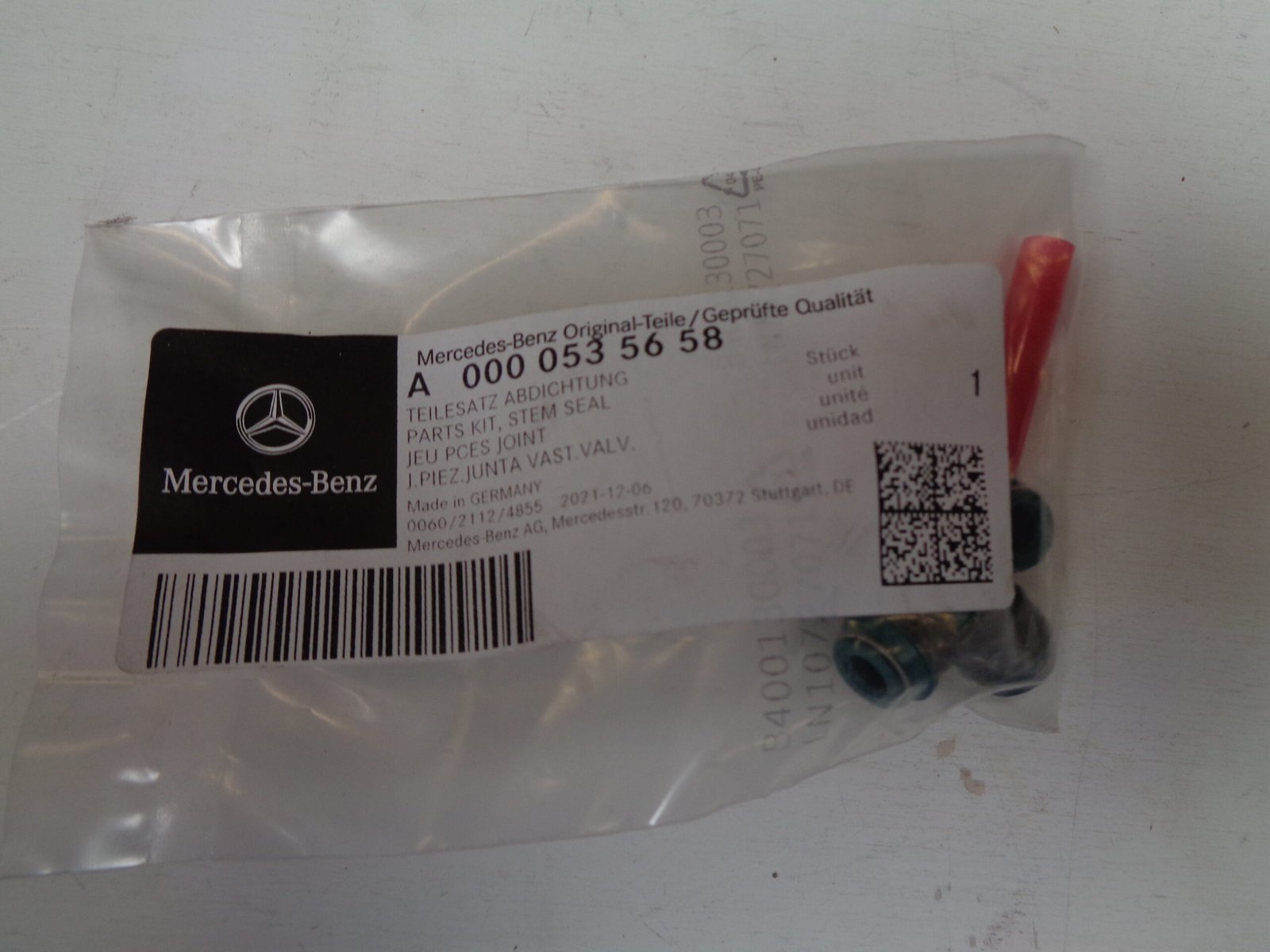 A0000535658 OND.SET KLEPGEL.AFDICHT. OLD STOCK ORIGINEEL MERCEDES-BENZ - Afbeelding 2