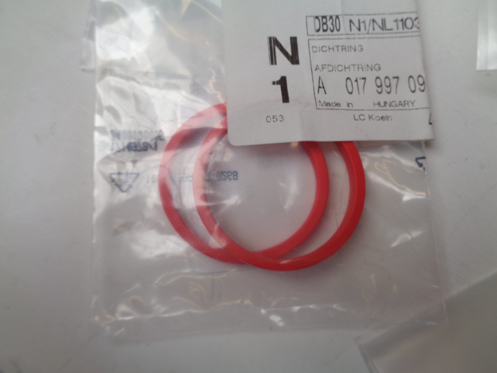A0179970945 AFDICHTRING OLD STOCK ORIGINEEL MERCEDES-BENZ